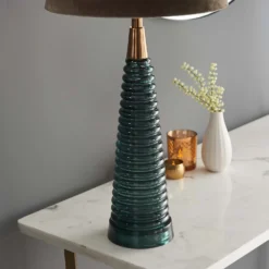 Fearn Table Lamp - Teal 6 Fearn Table Lamp - Teal -Homebase Sales Store 14301809 3395038437991071