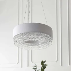Langwell Pendant Ceiling Light - Grey -Homebase Sales Store 14301816 1115038439431956