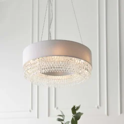 Langwell Pendant Ceiling Light - Grey