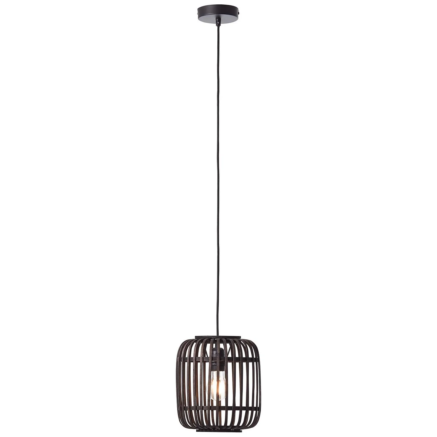 Saval Pendant Ceiling Light - Dark Bamboo Saval Pendant Ceiling Light - Dark Bamboo -Homebase Sales Store 14301823 3715038439402691