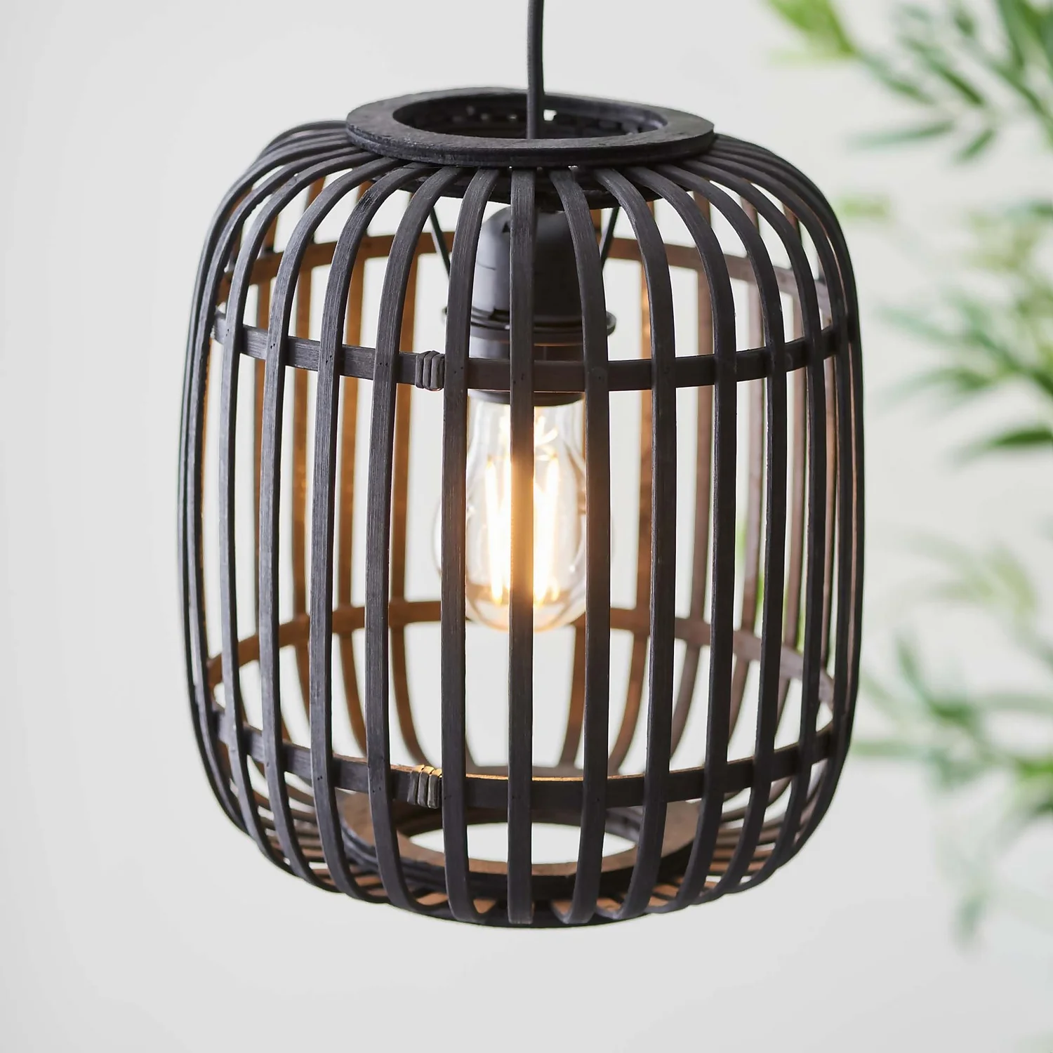 Saval Pendant Ceiling Light - Dark Bamboo Saval Pendant Ceiling Light - Dark Bamboo -Homebase Sales Store 14301823 8205038439584908
