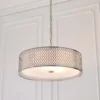 Orton Pendant Ceiling Light - Nickel Effect -Homebase Sales Store 14301824 1645038438237119