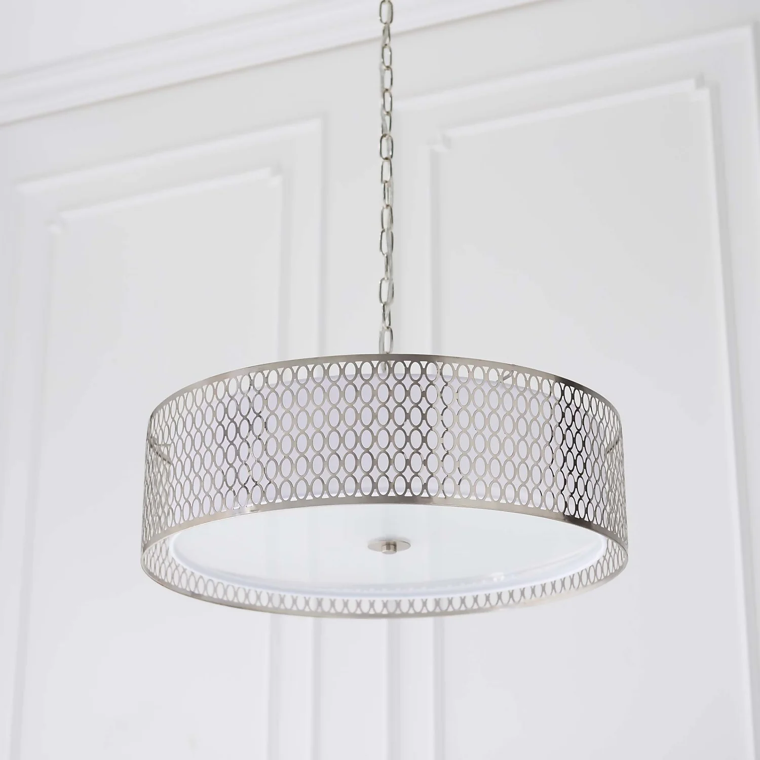 Orton Pendant Ceiling Light - Nickel Effect Orton Pendant Ceiling Light - Nickel Effect -Homebase Sales Store 14301824 1915038438344486