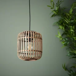 Saval Pendant Ceiling Light - Natural Bamboo -Homebase Sales Store 14301825 1785038438022586
