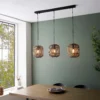 Saval 3 Lamp Pendant Diner Bar Light - Natural Bamboo -Homebase Sales Store 14301827 1045038439130405