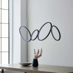 Torbeg Integrated LED Pendant Ceiling Light - Black -Homebase Sales Store 14301828 1655038438841229