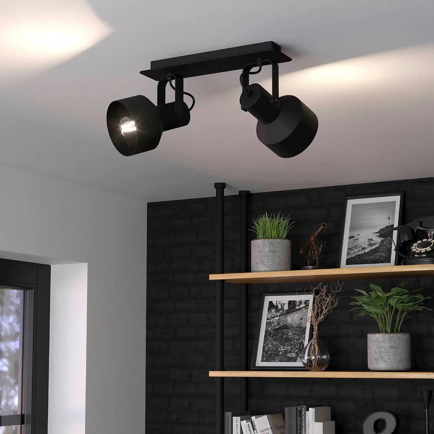 Eglo Casibare 2 Lamp Spotlight - Black Eglo Casibare 2 Lamp Spotlight - Black -Homebase Sales Store 14302946 1415038222940163