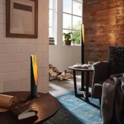 Eglo Barbotto Floor Lamp - Black & Gold -Homebase Sales Store 14302956 1395038223226507