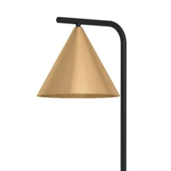 Eglo Narices Floor Lamp - Black & Brushed Brass -Homebase Sales Store 14302958 1355038223595285