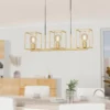 Eglo Cumiole 3 Lamp Diner Bar Light - Gold -Homebase Sales Store 14302963 4695038223818506