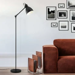 Eglo Priddy Floor Lamp - Black -Homebase Sales Store 14302972 1495038224305169