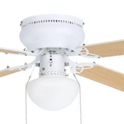 Eglo Cagliari Ceiling Fan With Light - Matt White -Homebase Sales Store 14742120 1825052700451901